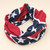 Confederate Gaiter Sleeve Mask with traditional battle flag pattern