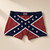 Front view of men's Confederate Flag boxer briefs