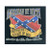 Black men’s T-shirt with “American by Birth, Southern by the Grace of God” text and Confederate flag graphic.