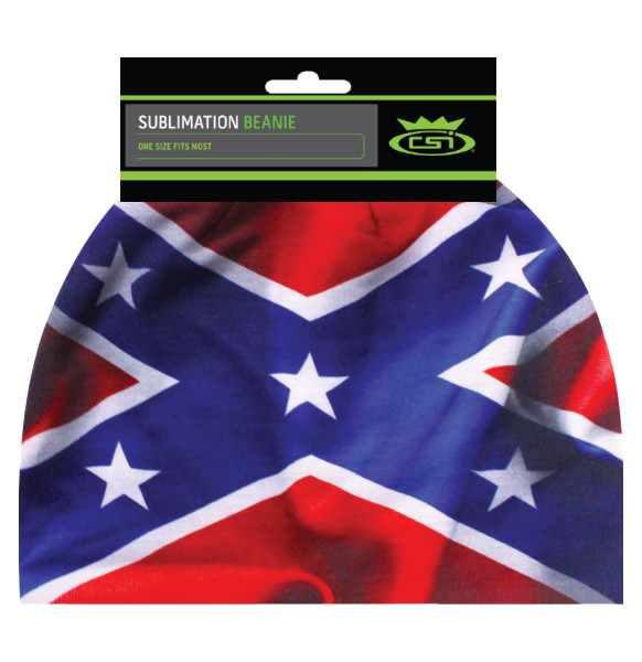 Sublimation Beanie Wavy Confederate Flag