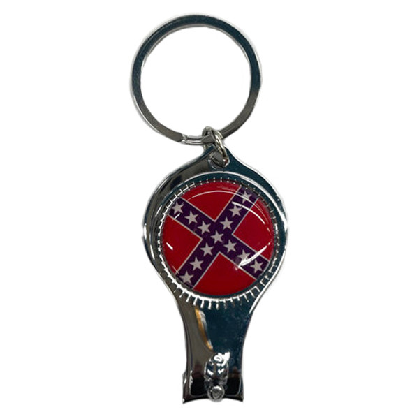 3 in 1 Confederate Keychain