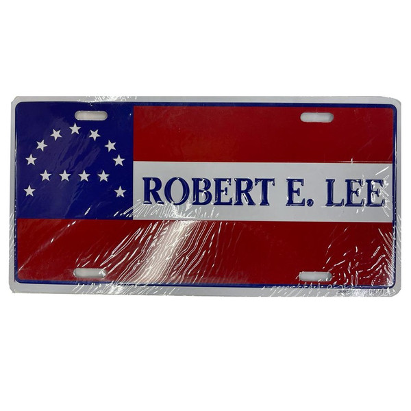 Robert E. Lee Confederate Flag License Plate