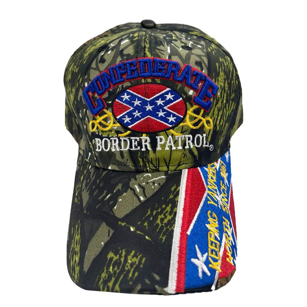 Confederate Border Patrol Camo Hat