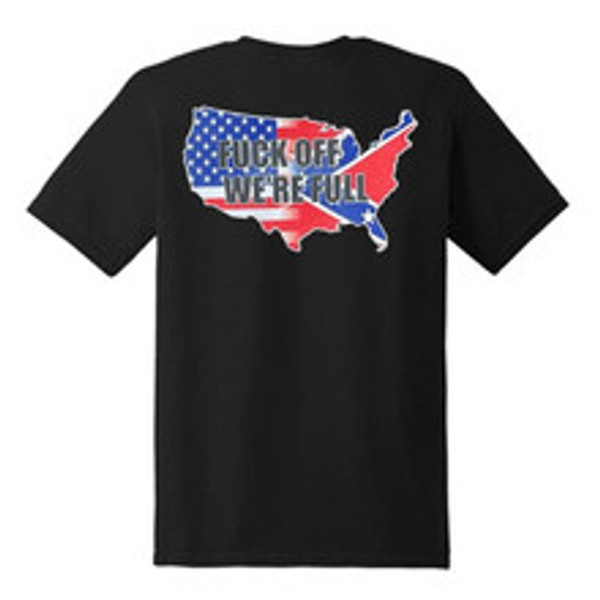 F**K Off We're Full Confederate and America Flag Shirt