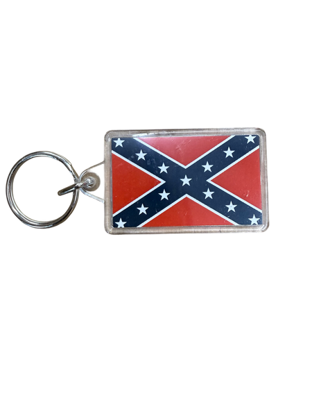Confederate Flag Keyring
