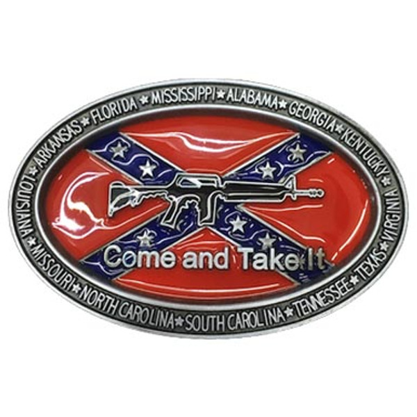 CSA "Come And Take It" M16 Belt Buckle