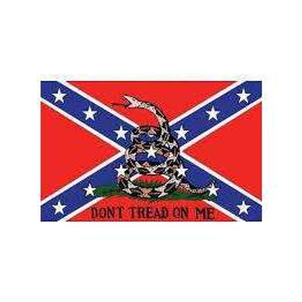 Confederate "Don't Tread On Me" Poly Flag