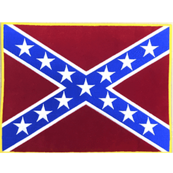 Confederate Flag Iron-On Patch (X-Large)