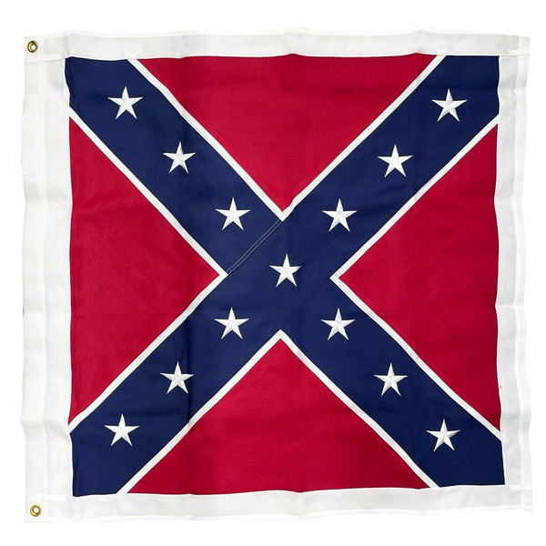 38"x 38" confederate embroidered flag