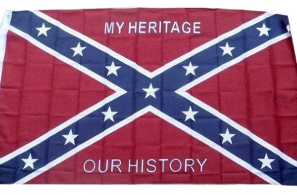 "My Heritage, Our History" Confederate Flag