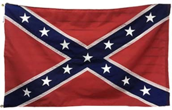 *Made In America* 3'x5' Hand-Sewn Nylon Confederate Flag