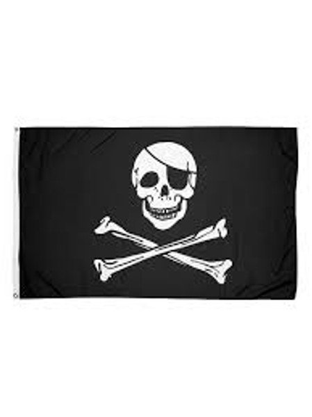 Skull Bones Pirate Flag