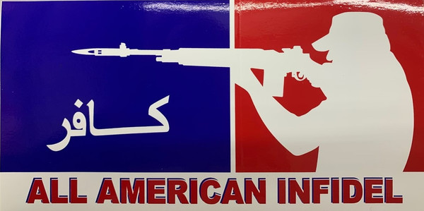 American Infidel Sticker