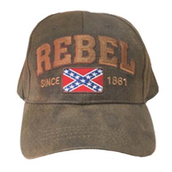 "Rebel" Confederate Flag Vintage Hat