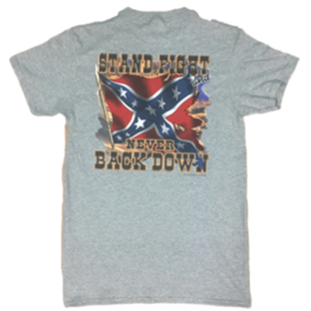 Confederate Flag Let It Be T-Shirt - The Dixie Shop