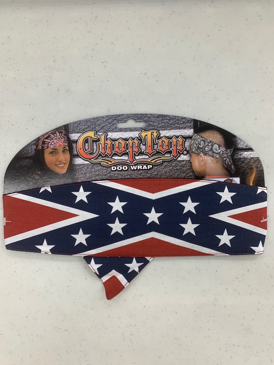 Confederate Flag Head Wrap