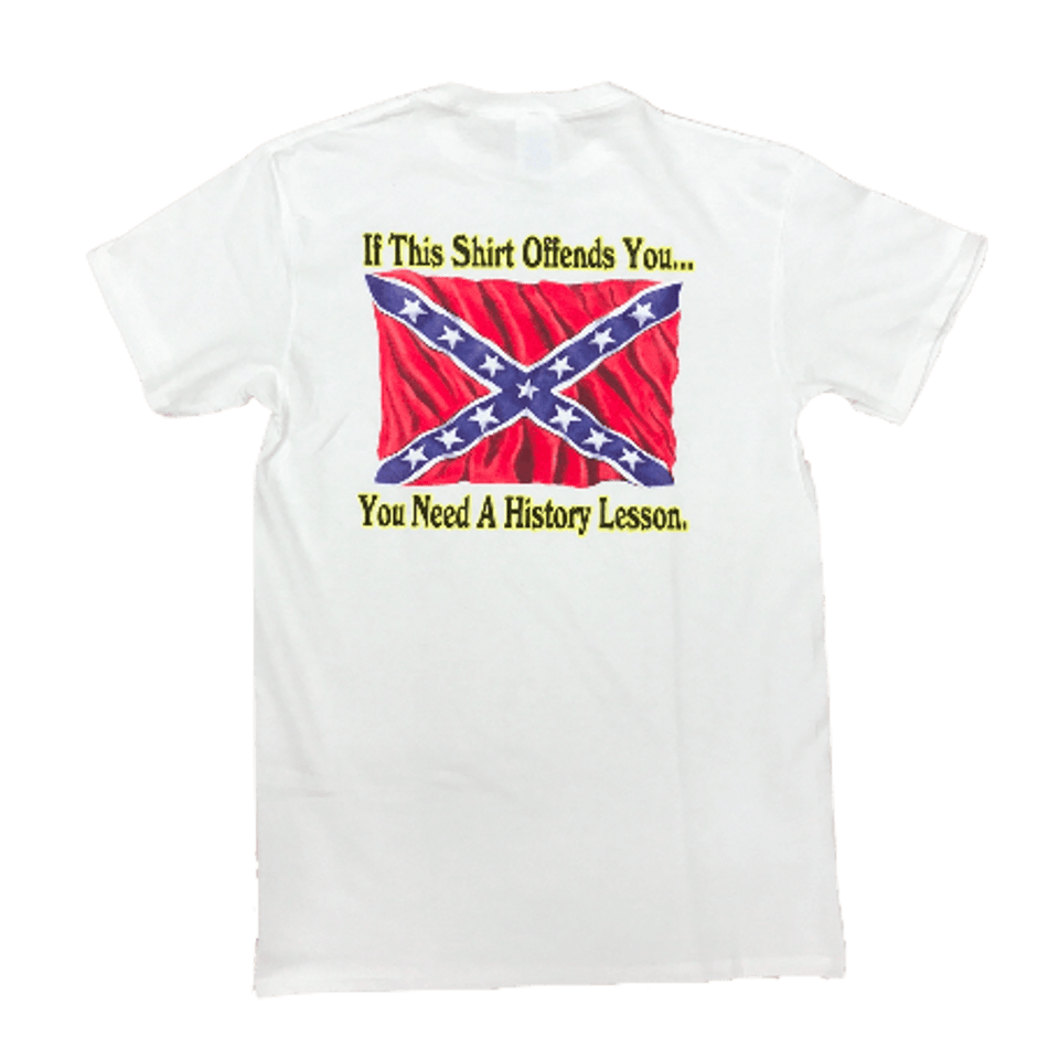 Heritage not hate confederate flag t-shirt