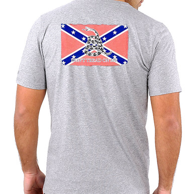 Don't Tread On Me Gadsden Confederate Flag T-Shirt