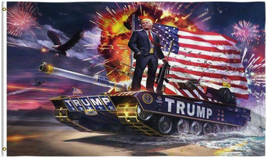 Trump Tank Flag The Dixie Shop