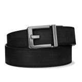 KORE 1.5" Black Buffalo Leather Gun Belt w/X3 Buckle