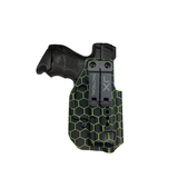 Right Hand - H&K VP9SK  - Hex Pattern- Black & Zombie Green - Fat Guy Holster®