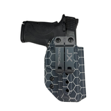 Right Hand - S&W EZ9/Equalizer - Hex Pattern- Black & White  - IWB 2.0