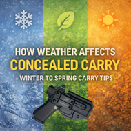 How Weather Affects Concealed Carry: Winter to Spring Carry Tips