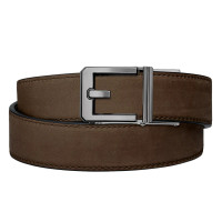 KORE 1.5" Coffee Buffalo Leather Gun Belt w/X3 Buckle