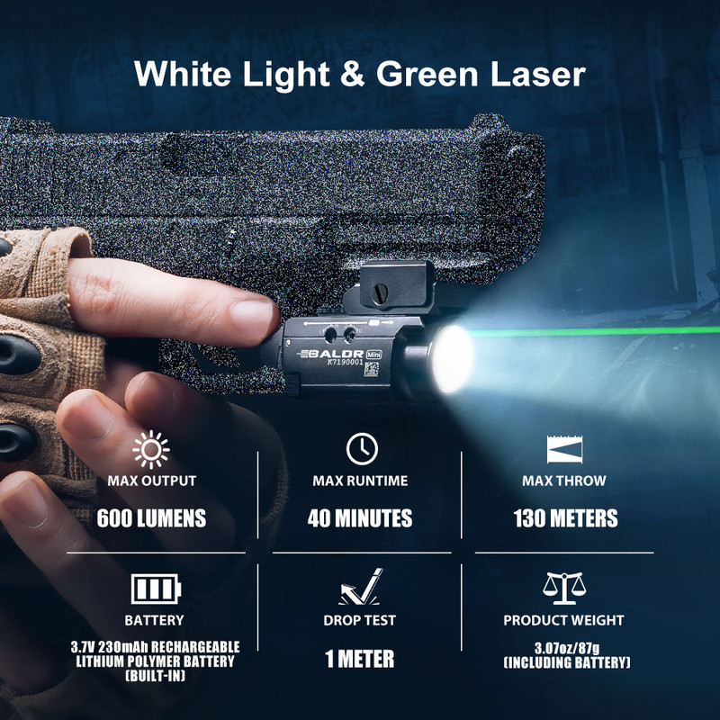 Olight Baldr Mini: 600 Lumens