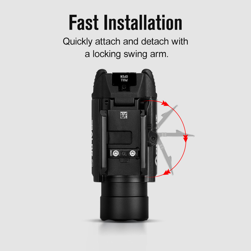 Olight Baldr Pro | 1350 Lumen Green Laser Weapon Light | JX Tactical