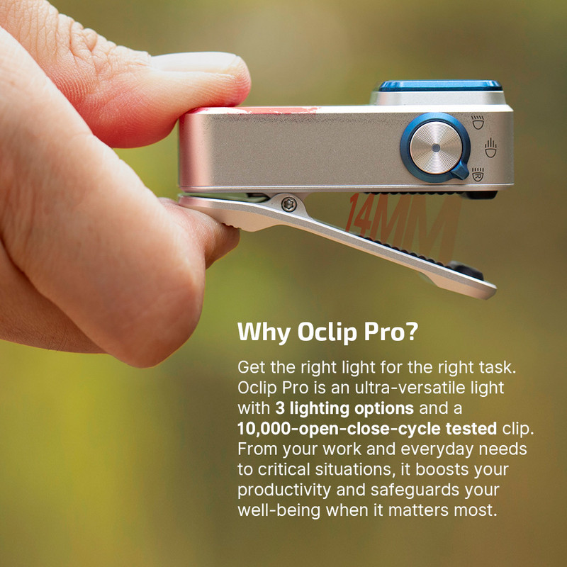 Olight Oclip Pro | Triple Mode EDC Clip Light | JX Tactical