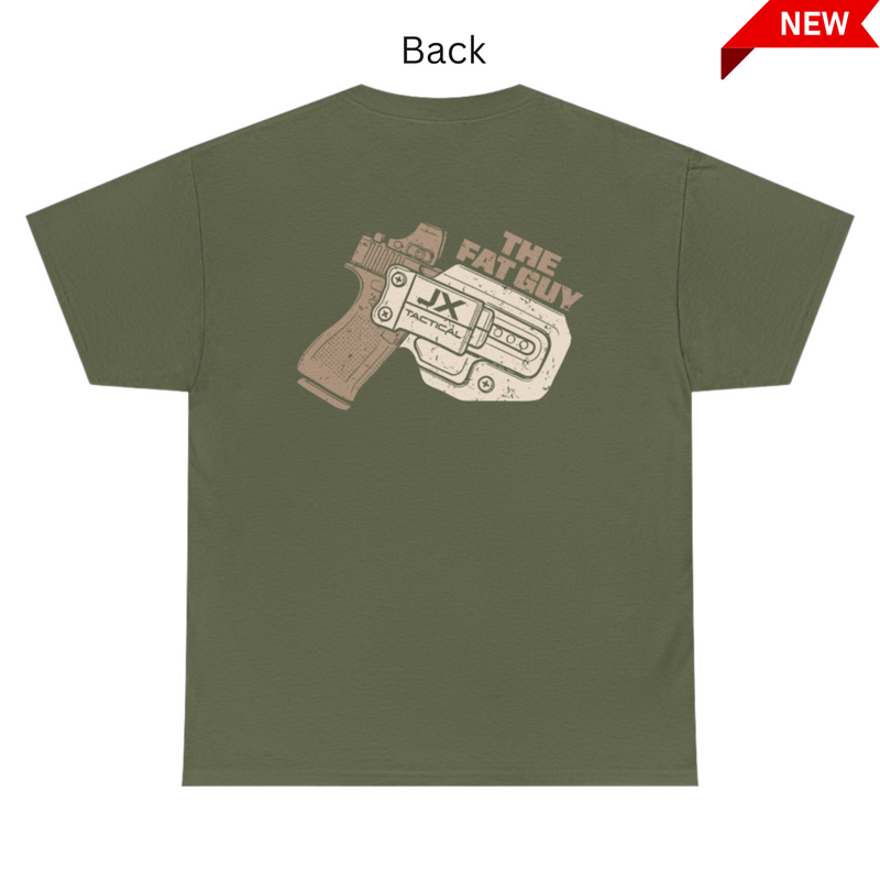 Heavy Cotton Fat Guy Logo Military Green