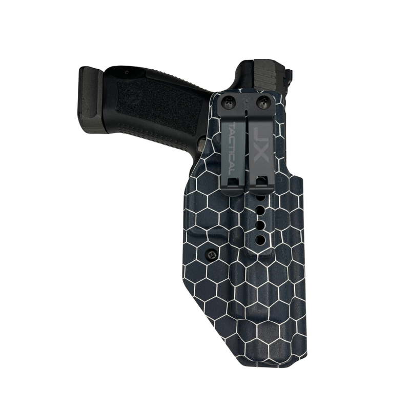 Right Hand - Canik TP9 SFX - Hex Pattern- Black & White - Fat Guy Holster®