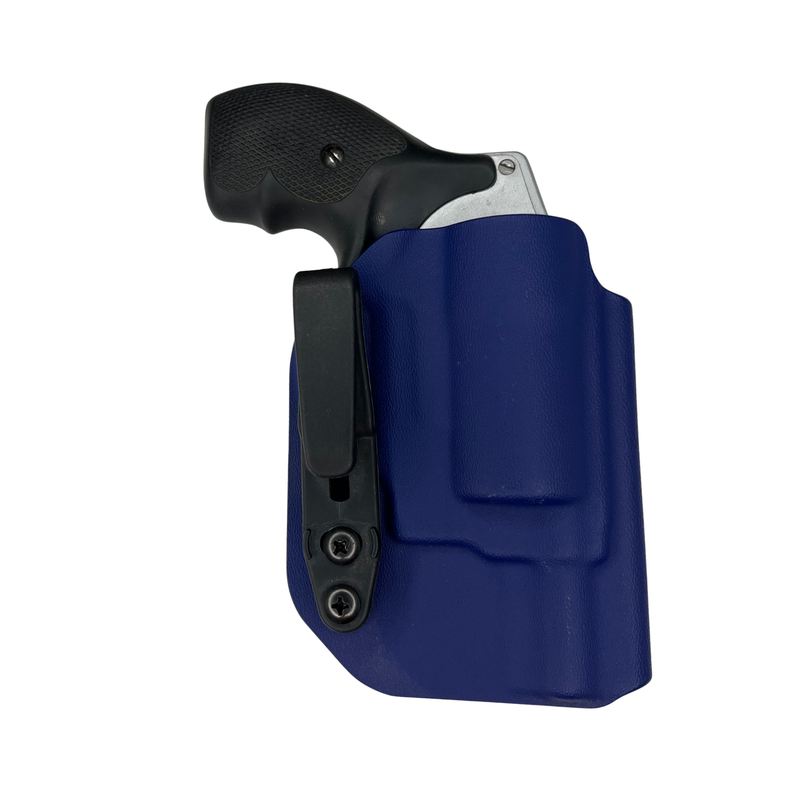 Right Hand - S&W 38 J-Frame (fits models 442, 642, 637, 638) - Police Blue - Revolver Holster