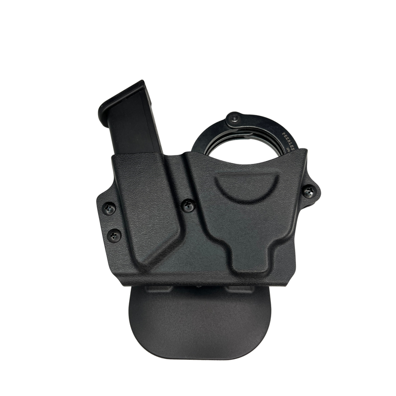 Left Side Carry  - Peerless Cuff & Mag Combo Carrier - Black (Slight Blemish)