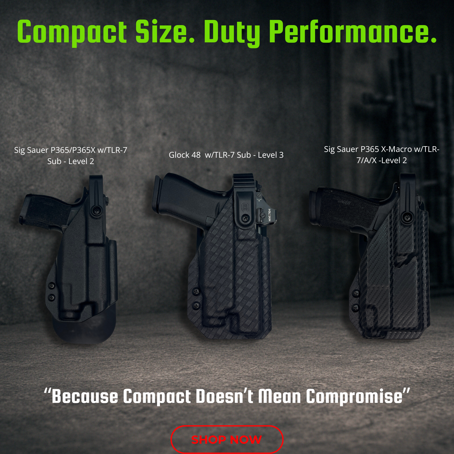 Level 2 vs. Level 3 Retention: The Best Duty Holsters for Compact & Sub-Compact Firearms