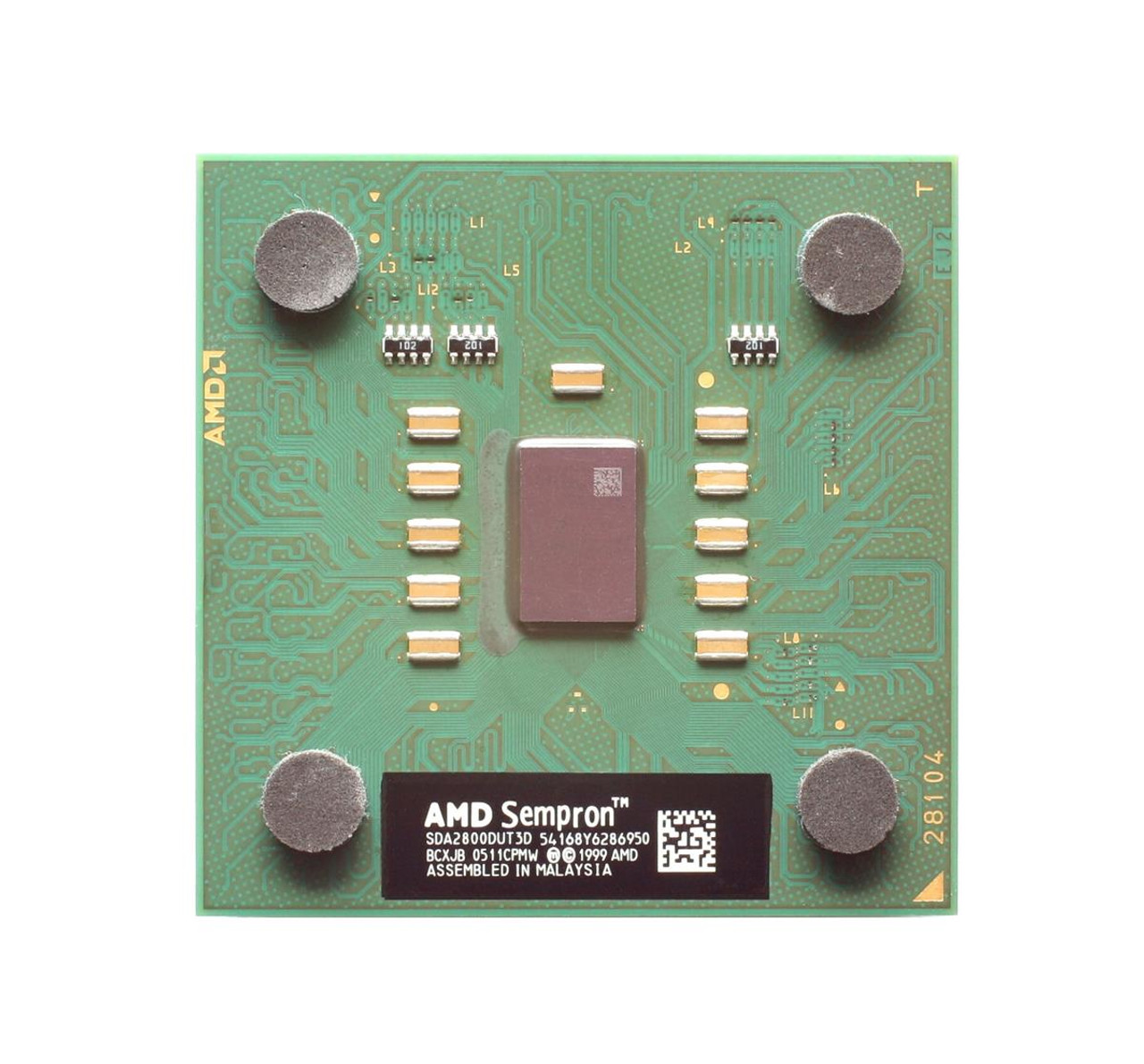 HP AMD Sempron LE-1300 2.3GHz Processor Upgrade 2.3GHz 1600MHz HT 512KB L2 Socket AM2 PGA-940 Mfr P/N GY780AV