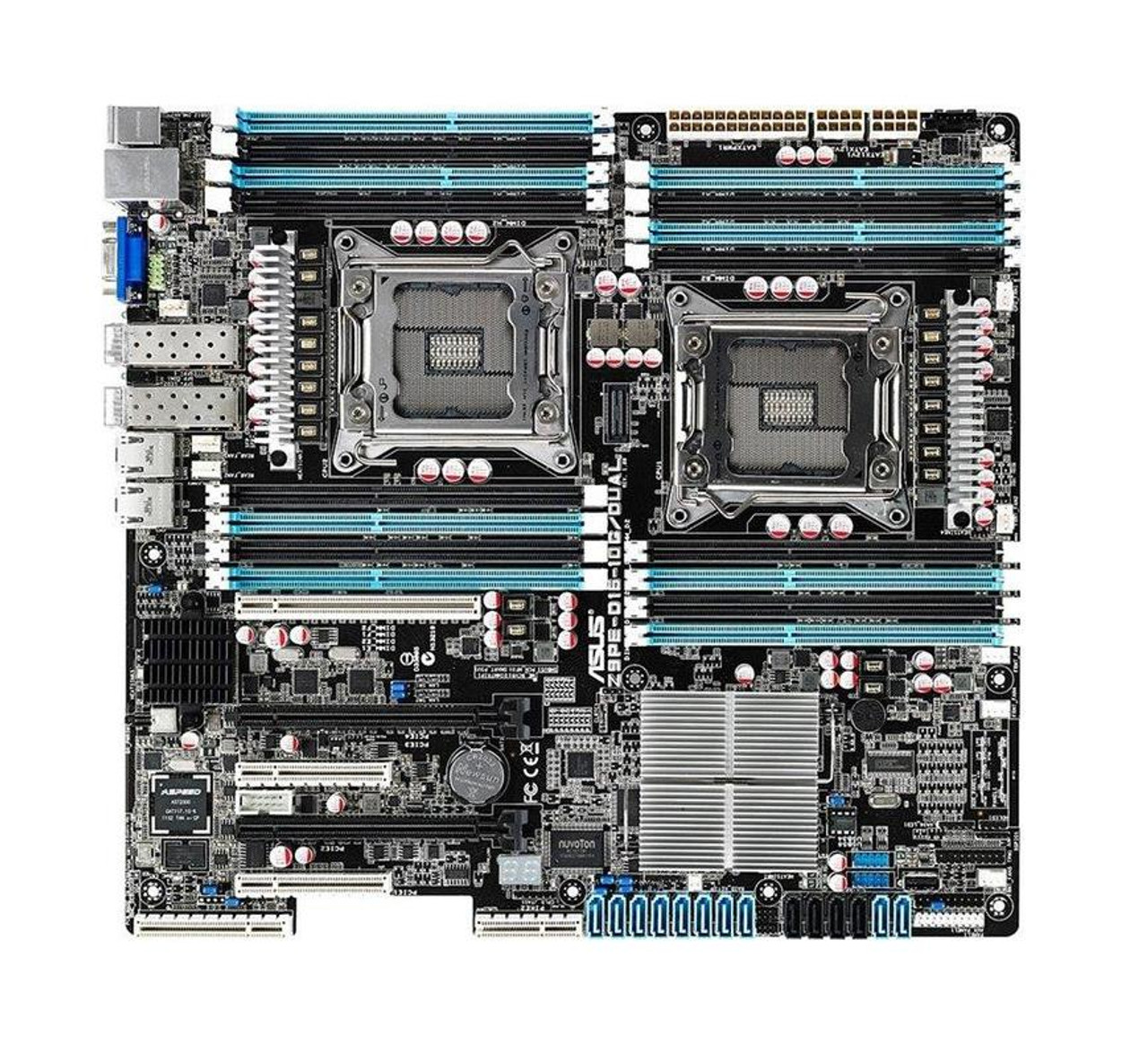 ASUS Z9PE-D16-10G/DUAL Dual Socket LGA 2011 Intel C602-A PCH Chipset Xeon E5-2600 / E5-2600 v2 Processor Support Extended ATX Motherboard  Mfr P/N 90SB03H0-M0UAY0