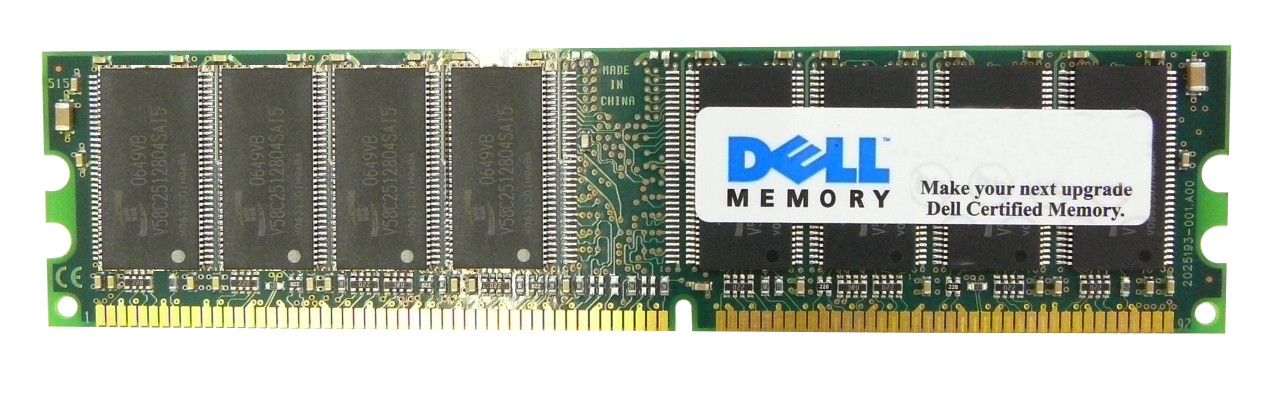 Dell 512MB PC2700 DDR-333MHz non-ECC Unbuffered CL2.5 184-Pin DIMM 2.5V Memory Module for Dell OptiPlex 160L Mfr P/N A0136476