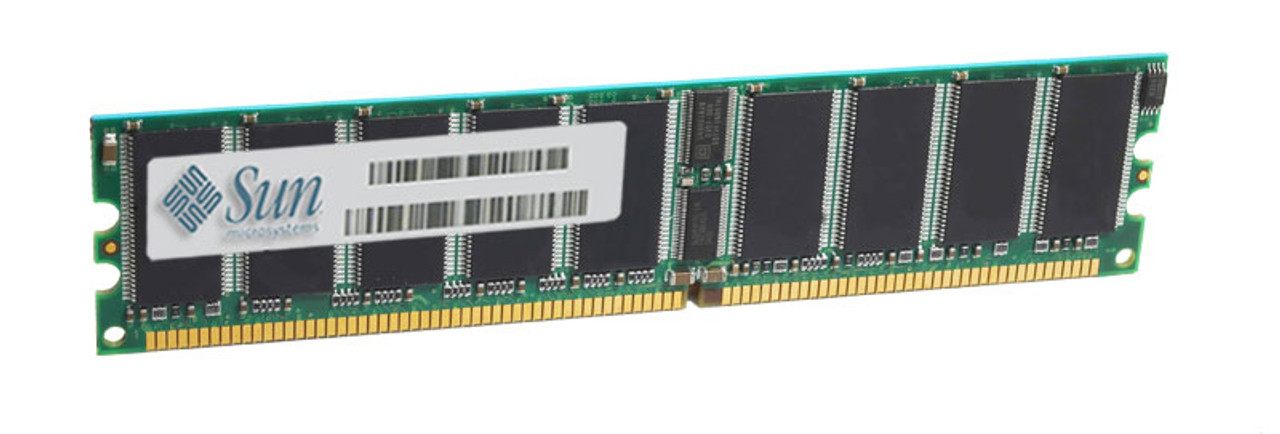 Sun 1GB PC3200 DDR-400MHz Registered ECC CL3 184-Pin DIMM 2.5V Memory Module Mfr P/N 3710866