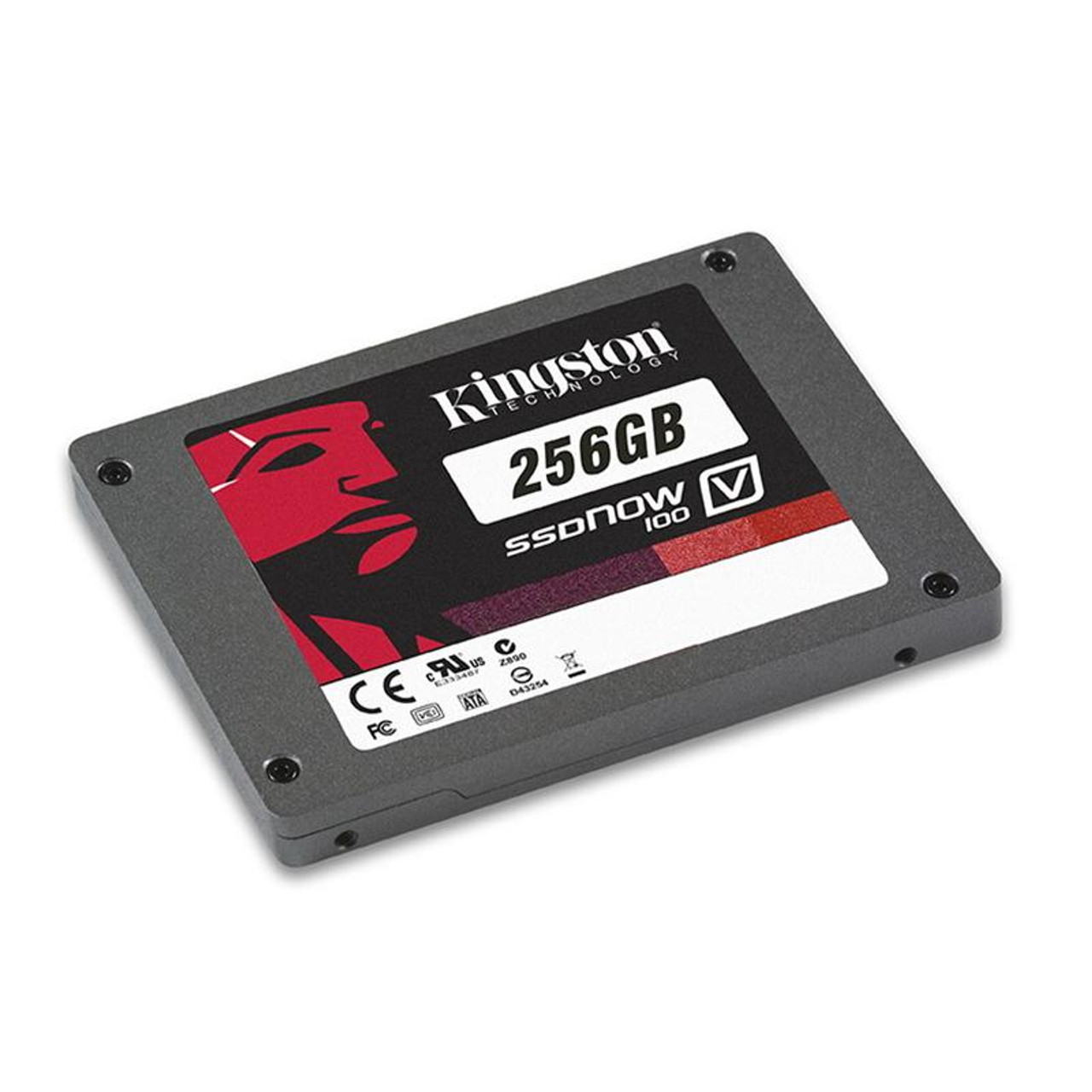 SV100S2D/256G Kingston SSDNow V100 Series 256GB MLC SATA 3Gbps 2.5-inch Internal Solid State Drive (SSD)