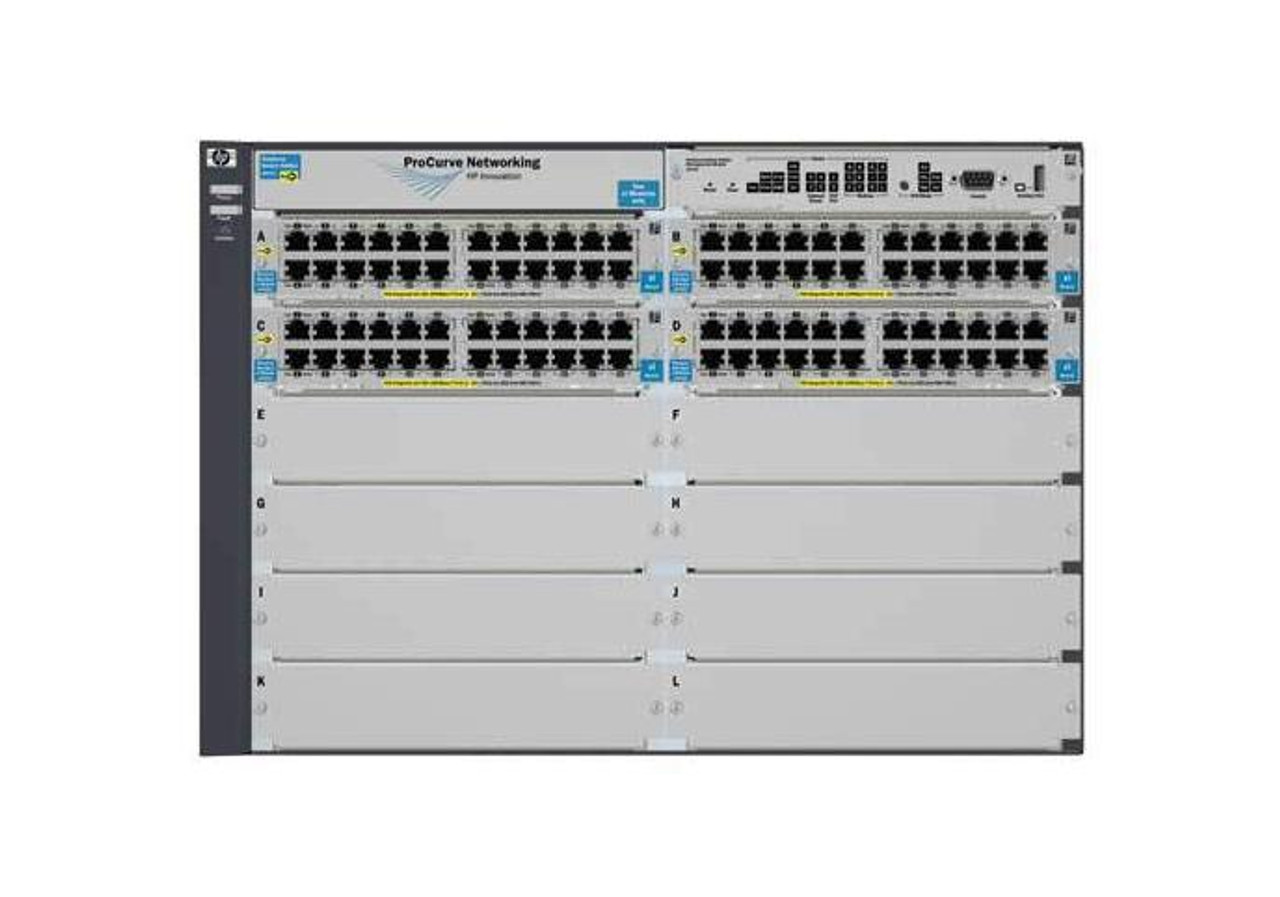 HP.J8700A#ABB HP ProCurve 5412ZL-96G Intelligent Edge Layer 3 Switch Rackmountable (Refurbished)