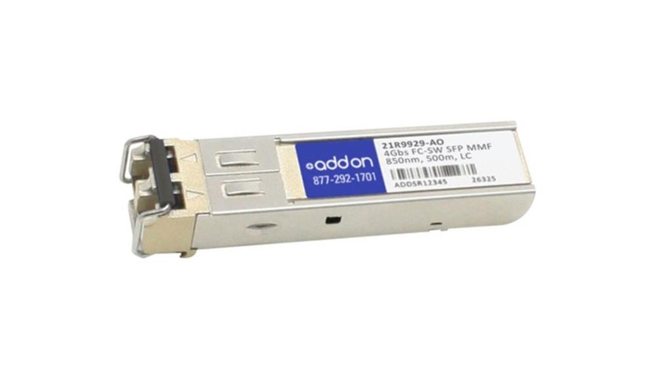 21R9929AO ADDONICS 4Gbps 4GBase-SX Multi-mode Fiber 550m 850nm Duplex LC Connector SFP Transceiver Module for IBM Compatible