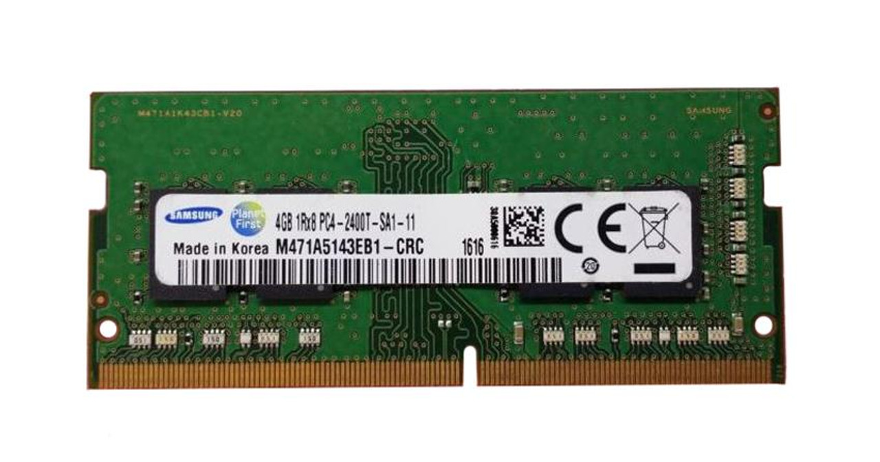 4GB Module DDR4 SoDimm 260-Pin PC4-19200 CL=17 non-ECC Unbuffered DDR4-2400 Single Rank, x8 1.2V 512Meg x 64 for Lenovo Legion Y720-15IKB 80VR00ANCF Mfr P/N n/a