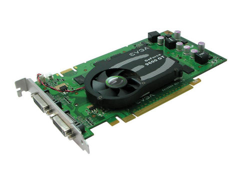 EVGA GeForce 9600 GT 512MB DDR3 256-Bit PCI Express 2.0 x16 Dual DVI/ HDCP Ready/ SLI Supported Video Graphics Card Mfr P/N 512P3N856