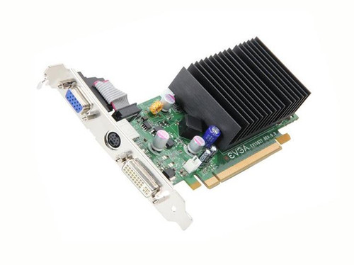 EVGA GeForce 8400GS 512MB DDR2 64-Bit PCI Express 2.0 DVI/ VGA Low Profile Video Graphics Card Mfr P/N 512P3N721KR