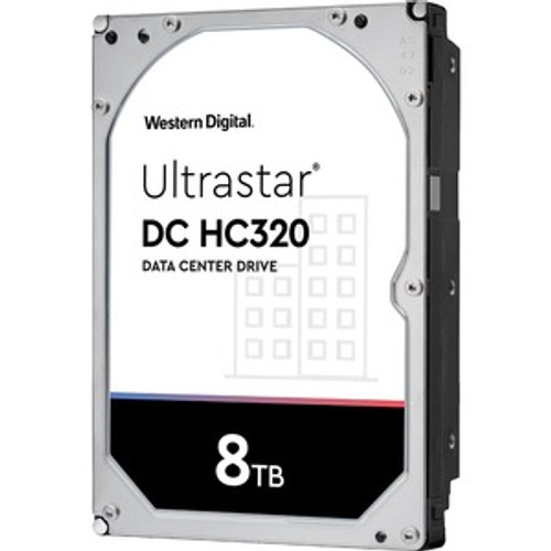 WD Ultrastar DC HC320 8 TB Hard Drive - Internal - SATA (SATA/600) - 3.5"  MFR P/N 1EX1224