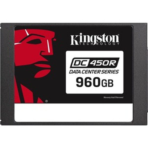 Kingston DC450R 960 GB Solid State Drive - 2.5" Internal - SATA (SATA/600) - 0.3 DWPD - 582 TB TBW - 560 MB/s Maximum Read Transfer Rate - 256-bit Encryption  MFR P/N SEDC450R/960GBK