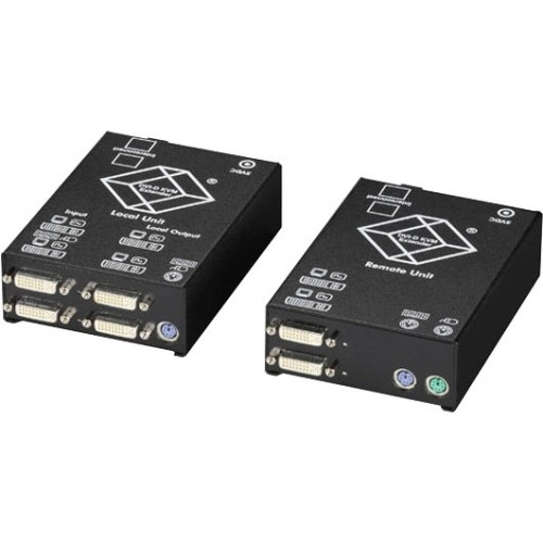Black Box ServSwitch Dual DVI Fiber Optic KVM Extender PS/2 Multimode Mfr P/N ACS2209A-R2-MM