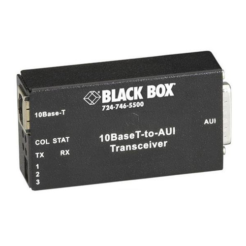 Black Box 10BASE-T to AUI RJ-45 Connector Transceiver Module Mfr P/N LE180A